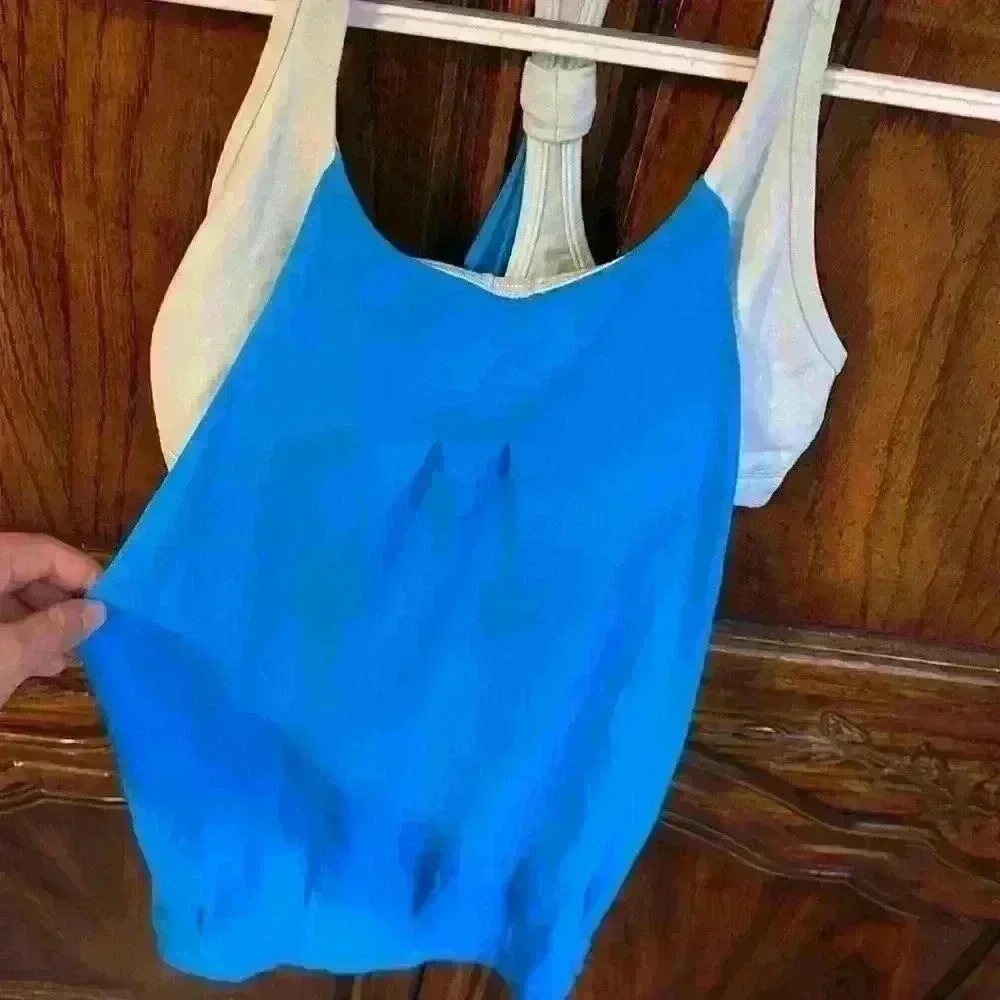 Lululemon Practice Freely Tank size 4 
Beach Blanket Blue / Aquamarine - Picture 14 of 15
